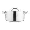 Picture of Nisbets Essentials Stainless Steel Stew Pot With Lid  32cm