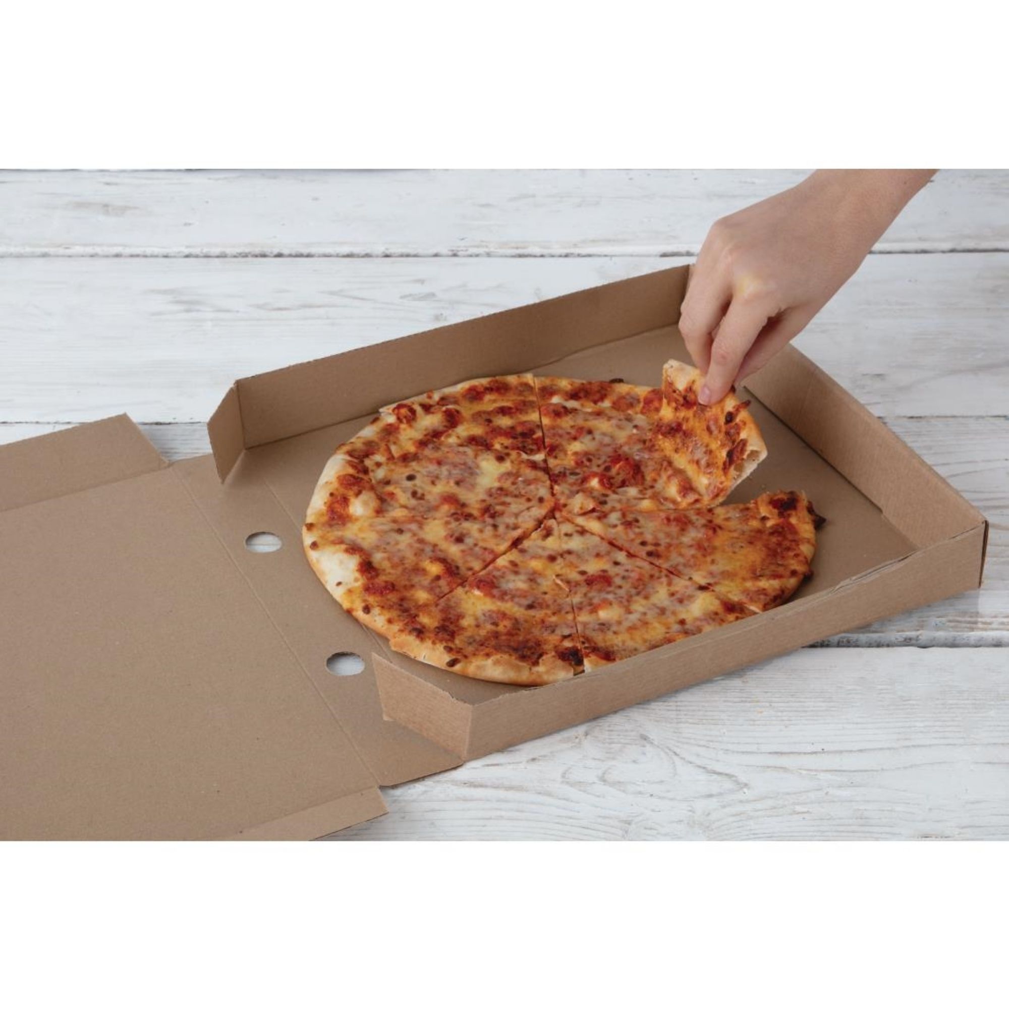 Picture of Fiesta Compostable Plain Pizza Boxes 12" (Pack of 100)