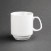 Picture of Olympia Whiteware Stacking Mugs 284ml 10oz (Pack of 12)