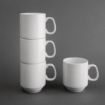 Picture of Olympia Whiteware Stacking Mugs 284ml 10oz (Pack of 12)