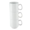 Picture of Olympia Whiteware Stacking Mugs 284ml 10oz (Pack of 12)