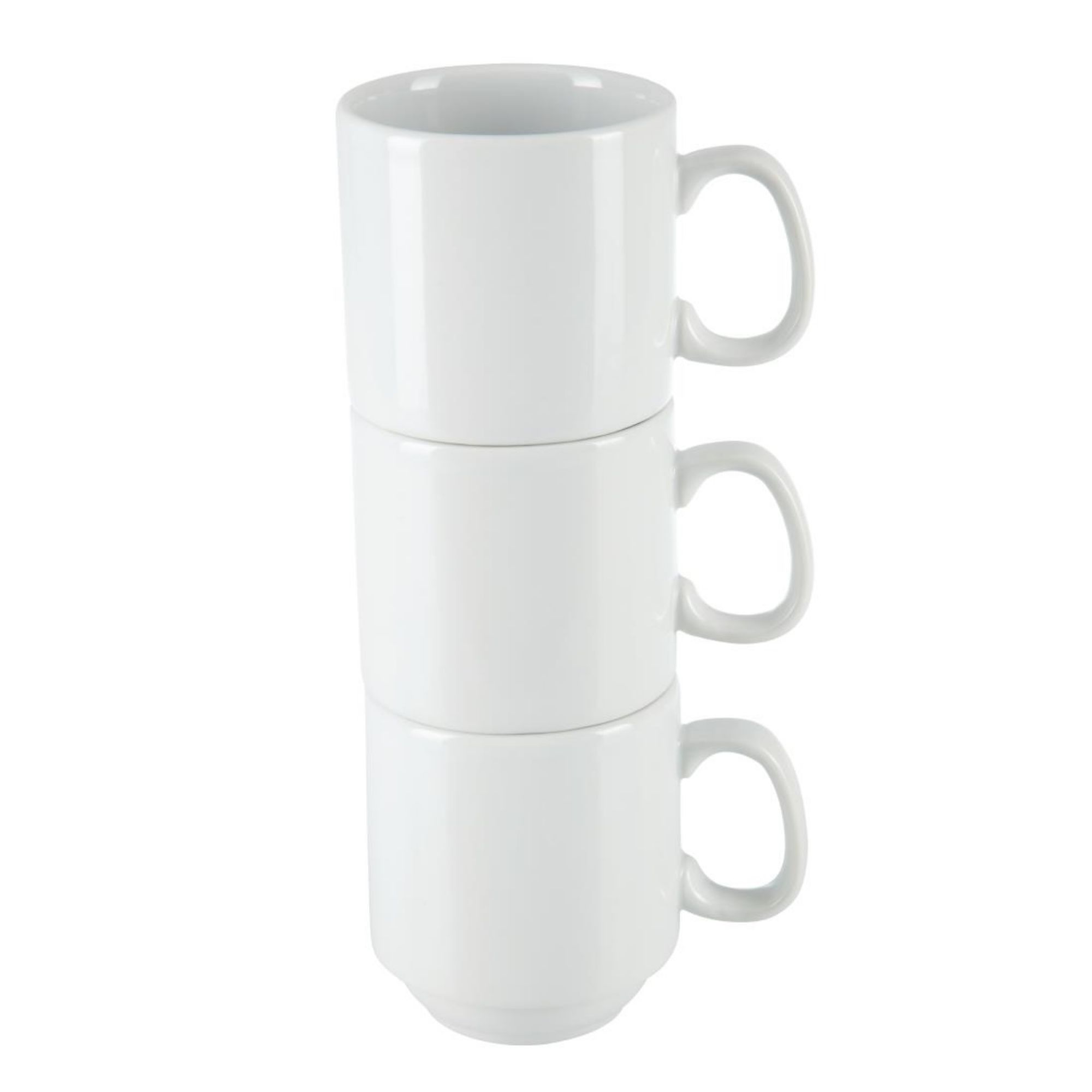 Picture of Olympia Whiteware Stacking Mugs 284ml 10oz (Pack of 12)