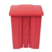 Picture of Jantex Pedal Bin Red 65Ltr
