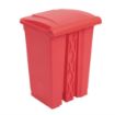 Picture of Jantex Kitchen Pedal Bin Red 45Ltr