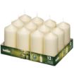 Picture of Bolsius Tall Pillar Candles Ivory 120mm (Pack of 12)