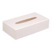 Picture of White Rectangular Tissue Holder - DA606