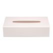 Picture of White Rectangular Tissue Holder - DA606