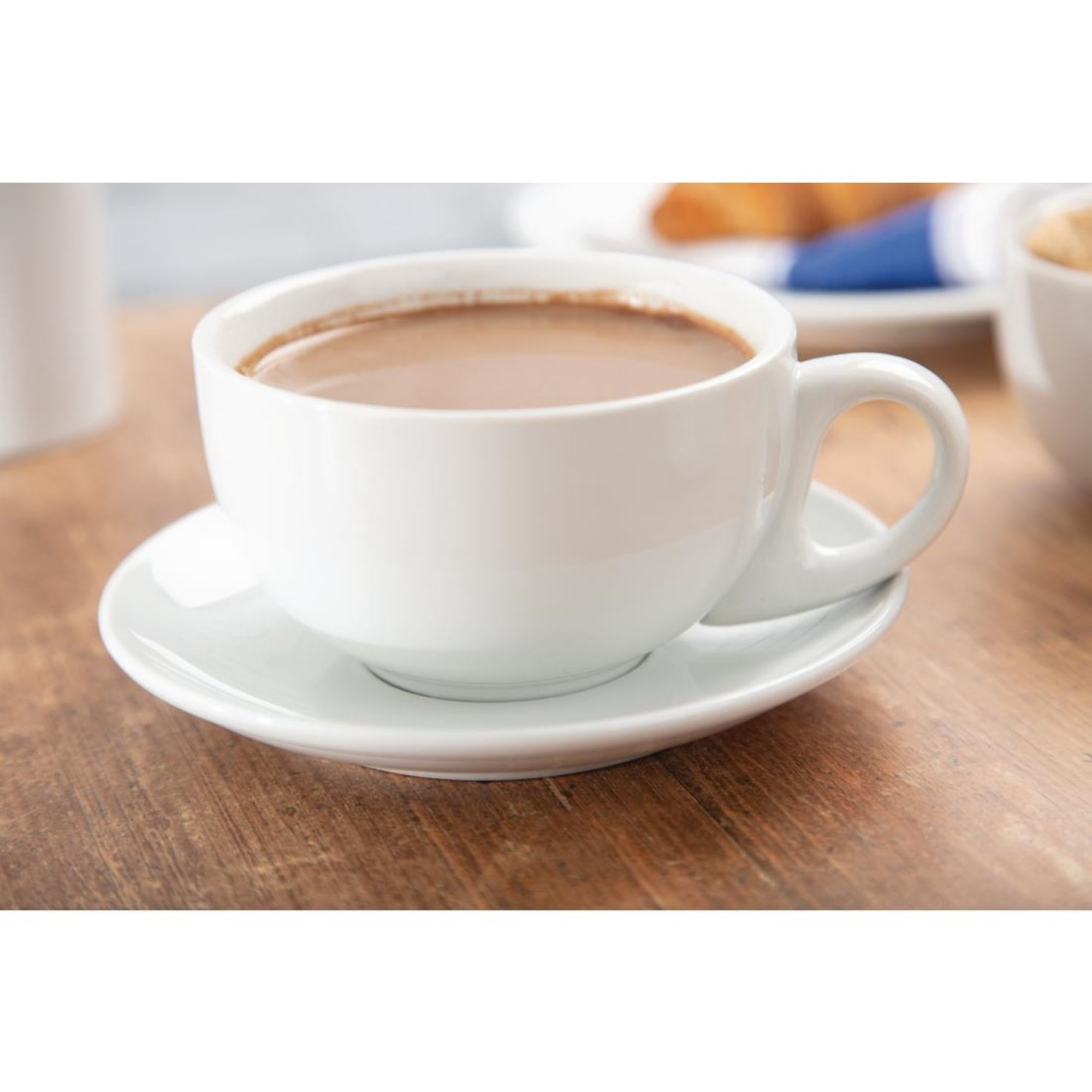 Picture of Olympia Whiteware Cappuccino Cups 10oz 284ml (Pack of 12)