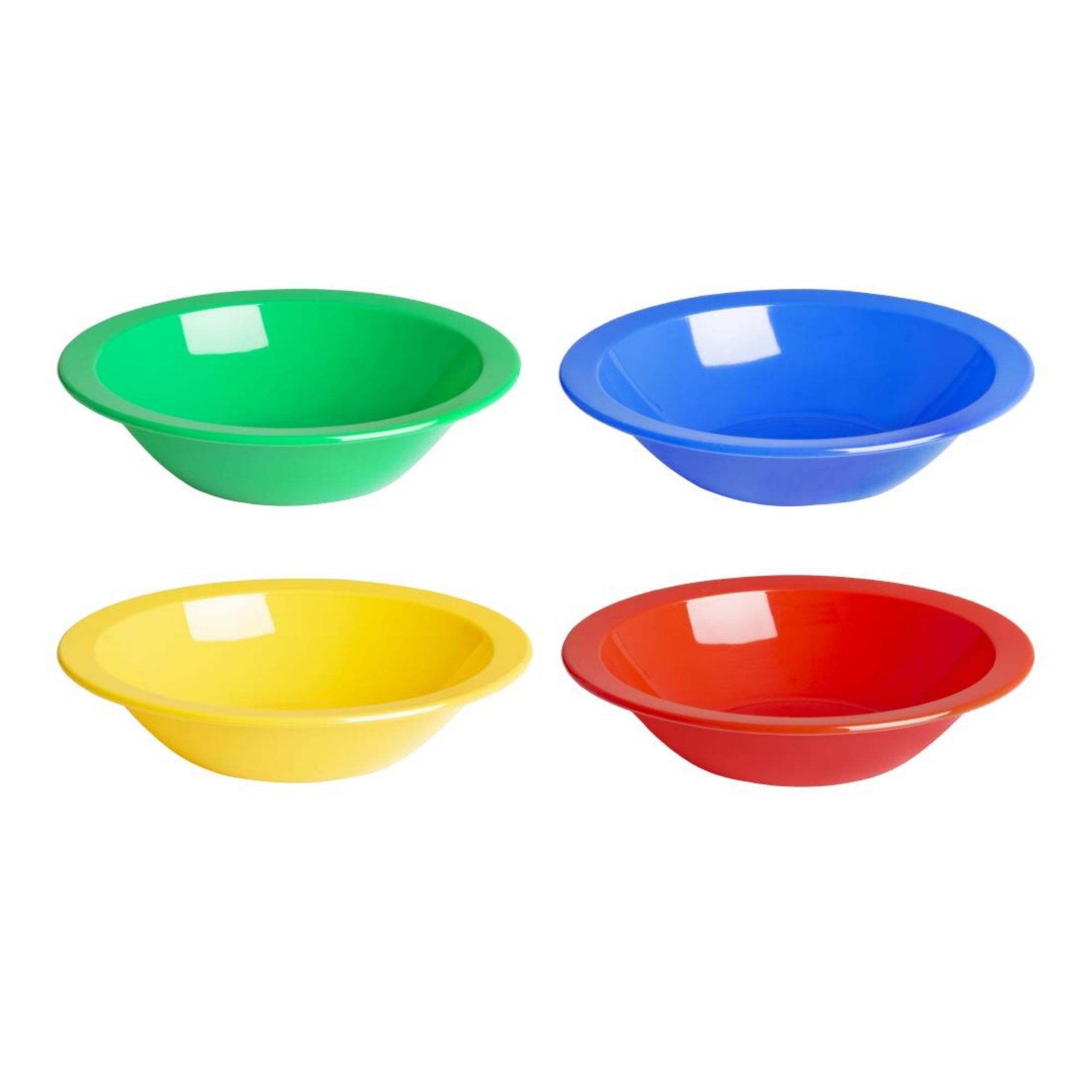 Picture of Olympia Kristallon Polycarbonate Bowls Red 172mm (Pack of 12)