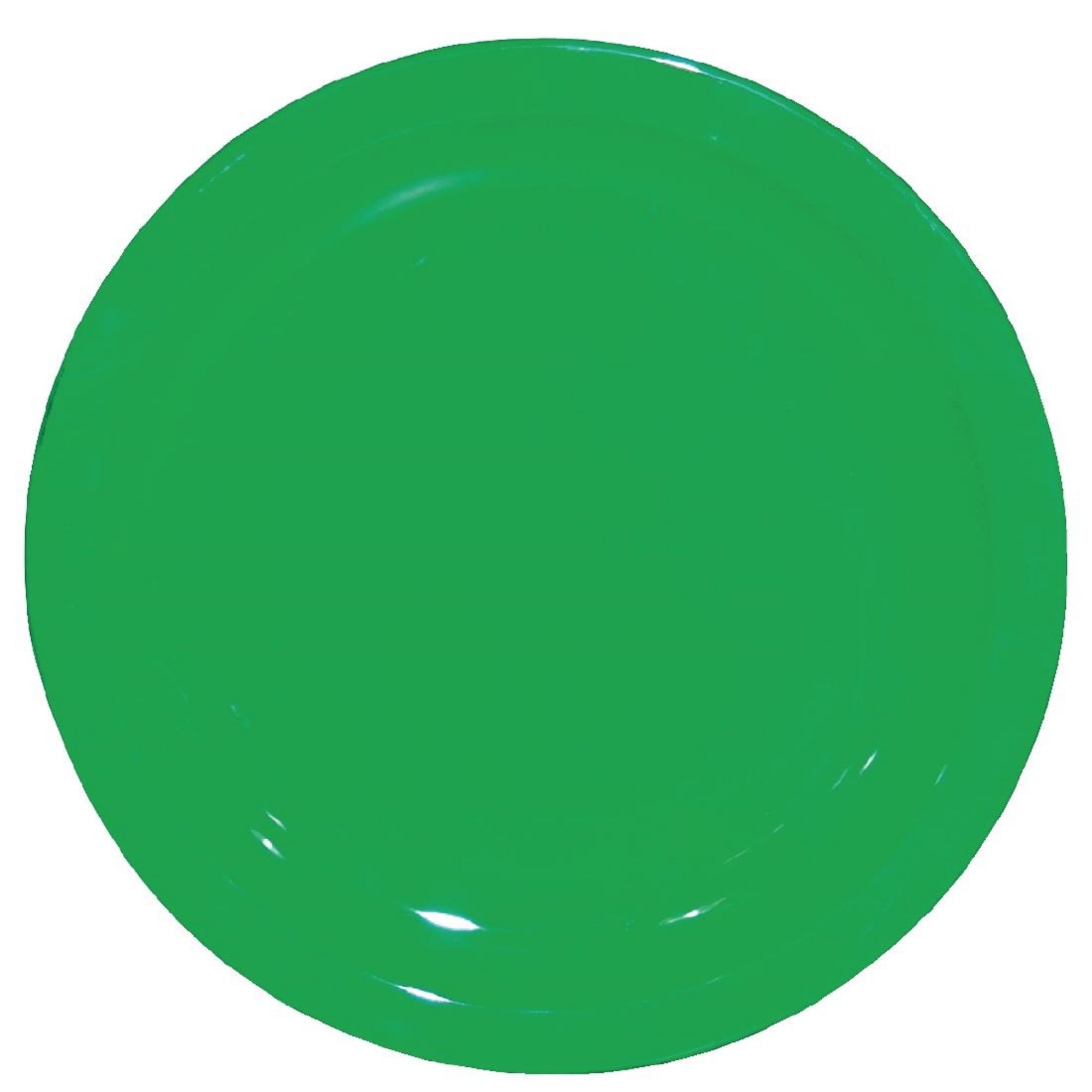 Picture of Olympia Kristallon Polycarbonate Plates Green 230mm (Pack of 12)