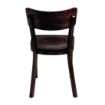 Picture of Fameg Plain Side Chairs Walnut Finish (Pack of 2)