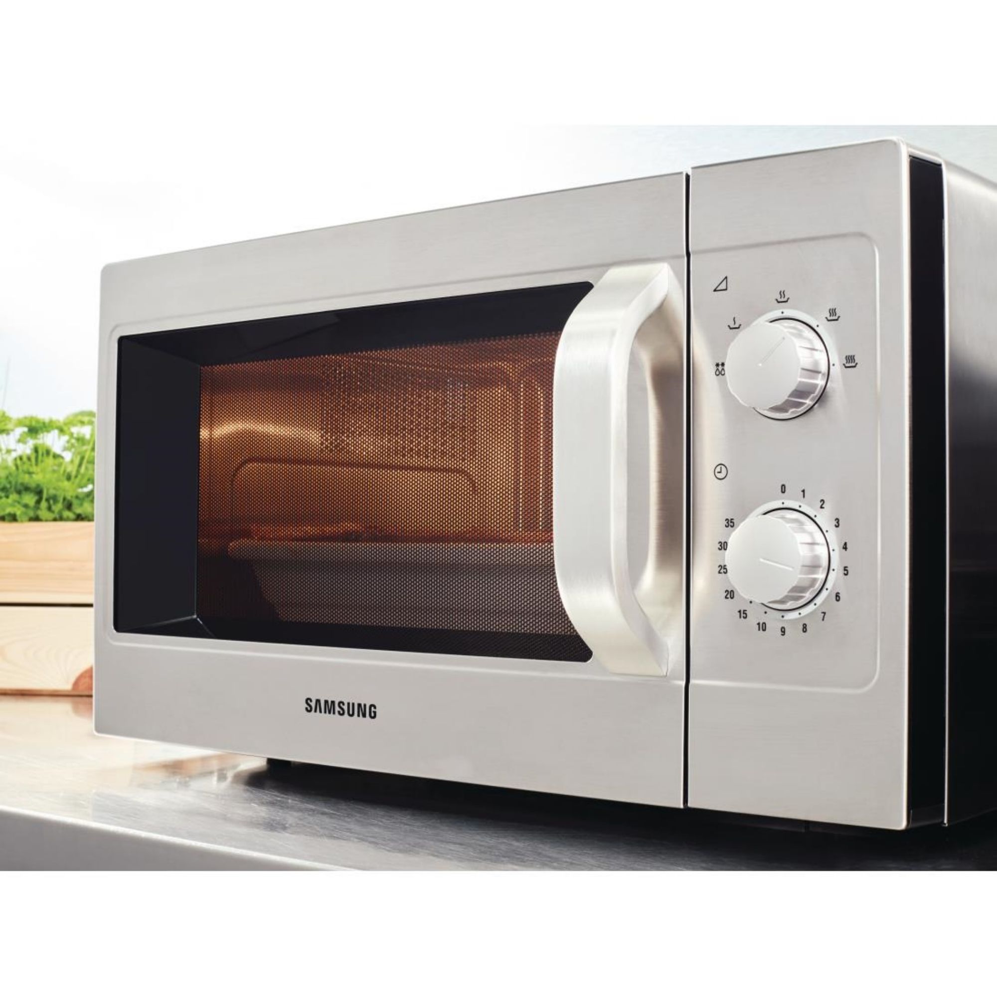 Picture of Samsung Light Duty Manual Microwave 26ltr 1100W CM1099