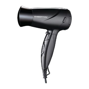 Picture of Hotel Complimentary Emberton Black 1600w Folding Hairdryer