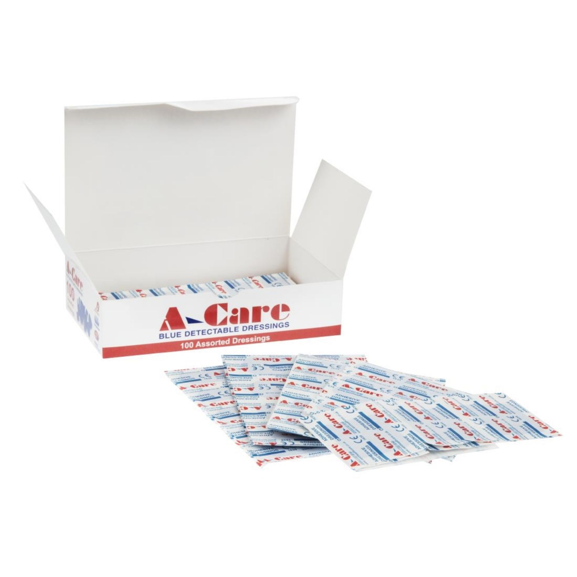 Picture of A-care Blue Assorted Plasters (100 Pack)