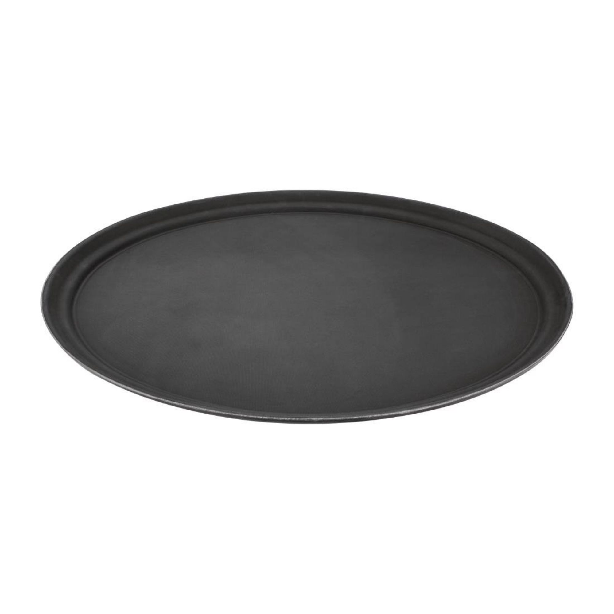 Picture of Olympia Kristallon Polypropylene Oval Non-Slip Tray Black 685mm