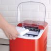 Picture of Caterlite Countertop Manual Fill Ice Machine Red