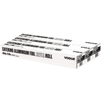 Picture of Vogue Aluminium Foil 90m fits Wrap450 Dispenser (3 pack)