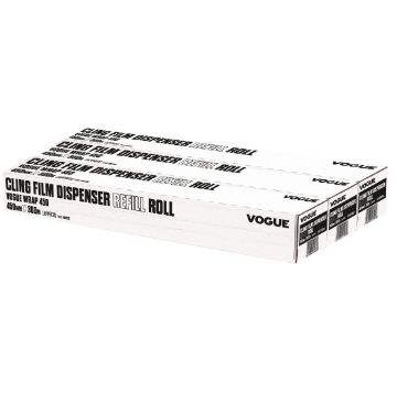 Picture of Vogue Cling Film 300m fits Wrap450 Dispenser (3 Pack)