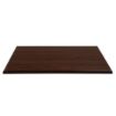 Picture of Bolero Pre-drilled Rectangular Tabletop Dark Brown