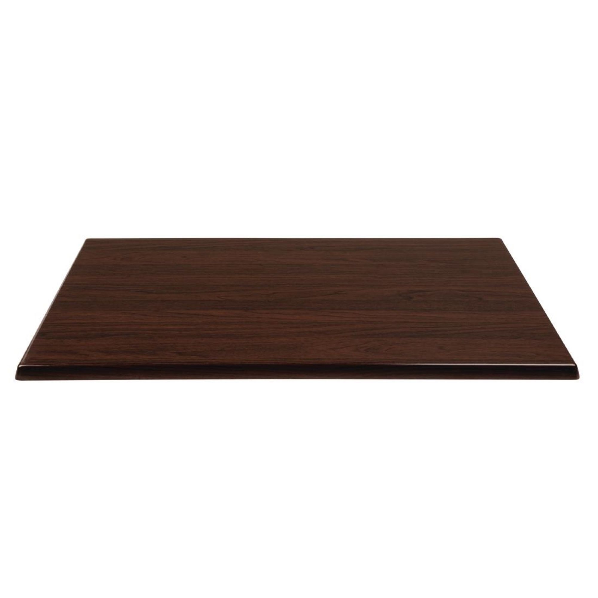 Picture of Bolero Pre-drilled Rectangular Tabletop Dark Brown