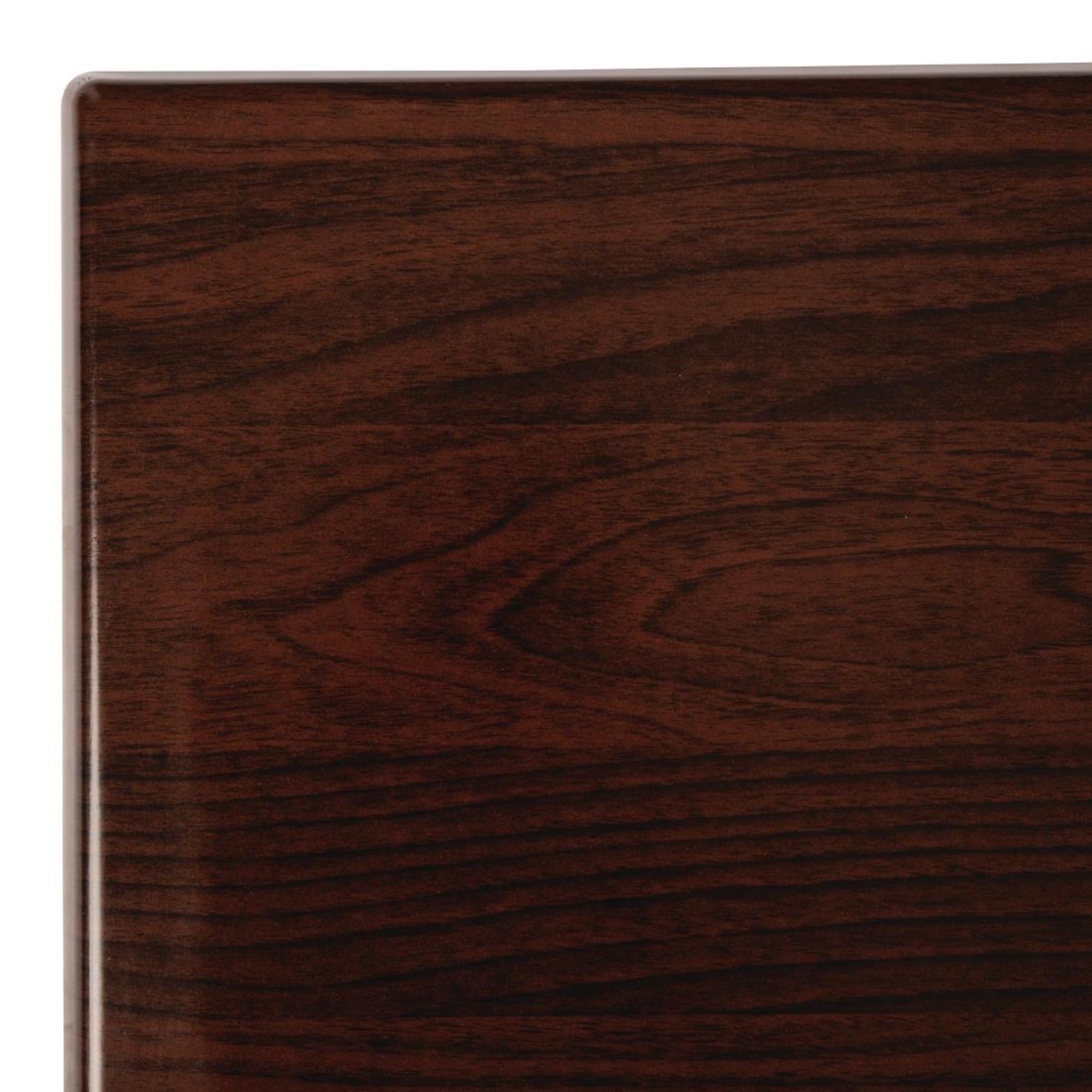Picture of Bolero Pre-drilled Rectangular Tabletop Dark Brown