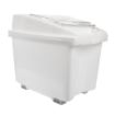 Picture of Araven Transparent Mobile Ingredient Bin 80Ltr
