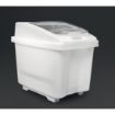 Picture of Araven Transparent Mobile Ingredient Bin 80Ltr