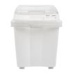 Picture of Araven Transparent Mobile Ingredient Bin 80Ltr