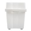 Picture of Araven Transparent Mobile Ingredient Bin 80Ltr