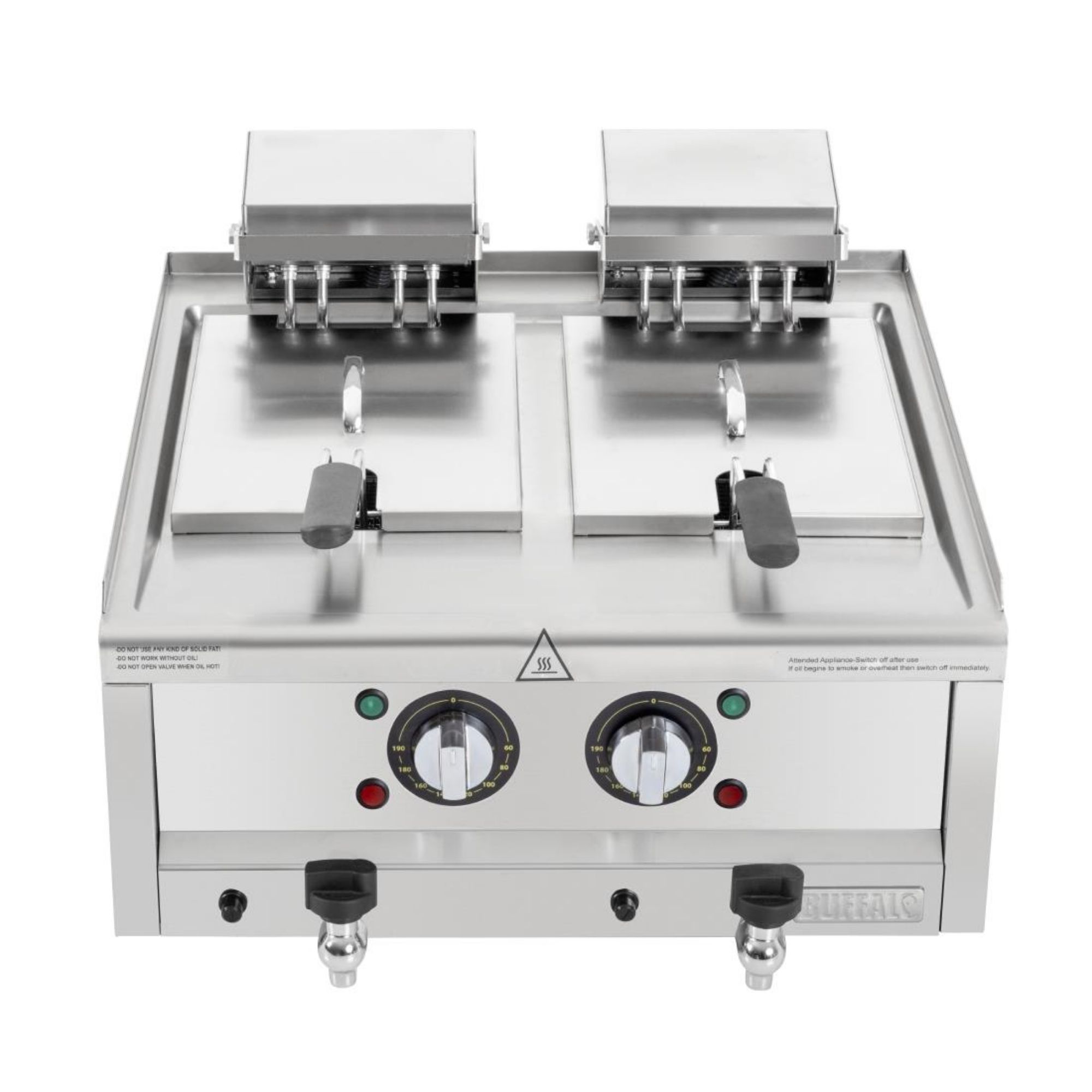 Picture of Buffalo 600 Series Twin Tank Electric Fryer 2 x 8Ltr
