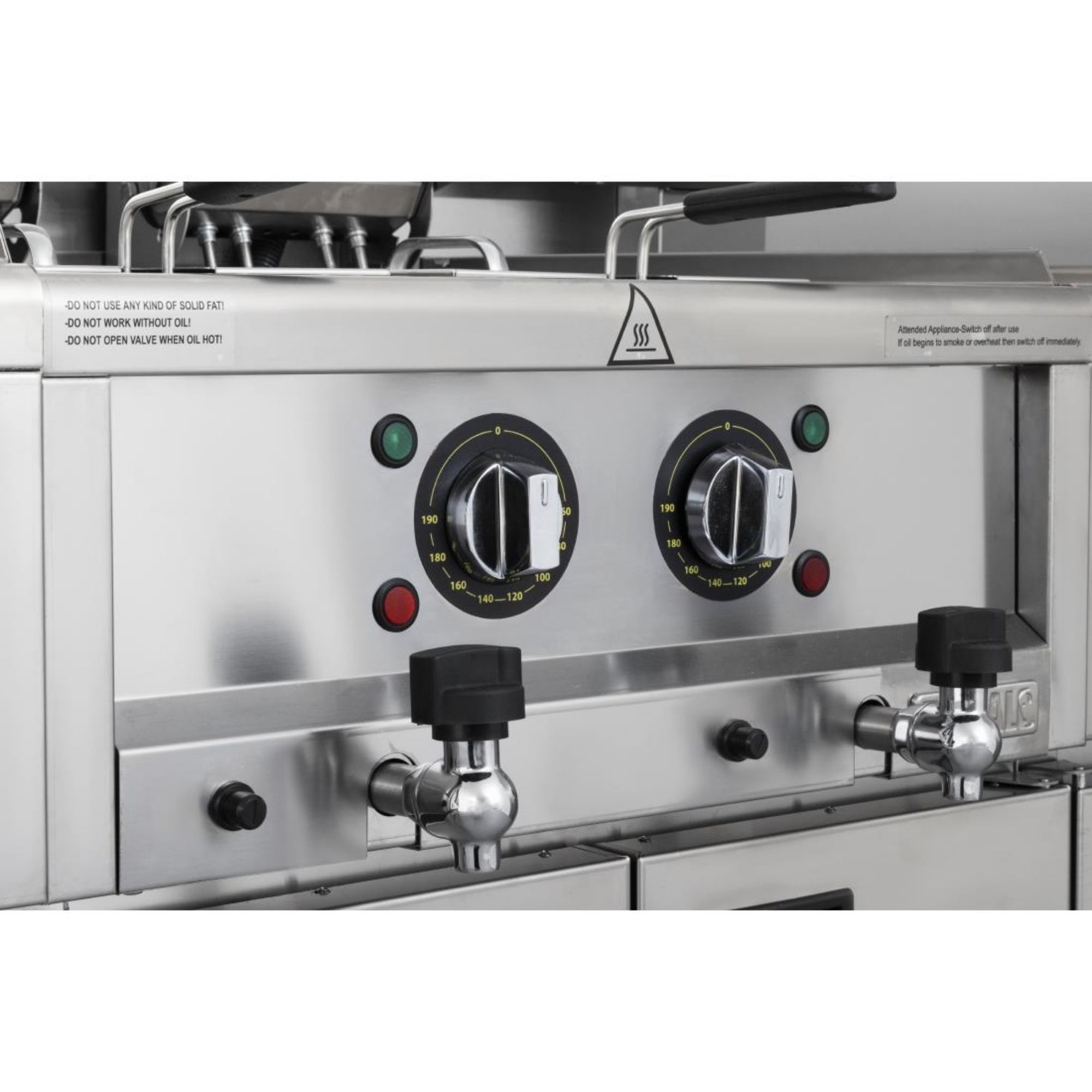 Picture of Buffalo 600 Series Twin Tank Electric Fryer 2 x 8Ltr