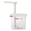 Picture of Araven Sauce Dispensers with Pump GN 1/9 Transparent 1.5Ltr (3 pack) - CR823