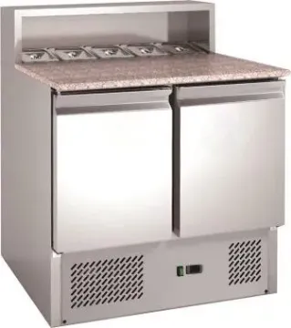 Picture of Chefsrange PS900 - 2 Door Pizza Prep Counter With Granite Top