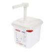 Picture of Araven Sauce Dispenser with Pump GN 1/6 Transparent 2.6Ltr - CR820