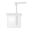 Picture of Araven Sauce Dispenser with Pump GN 1/6 Transparent 2.6Ltr - CR820