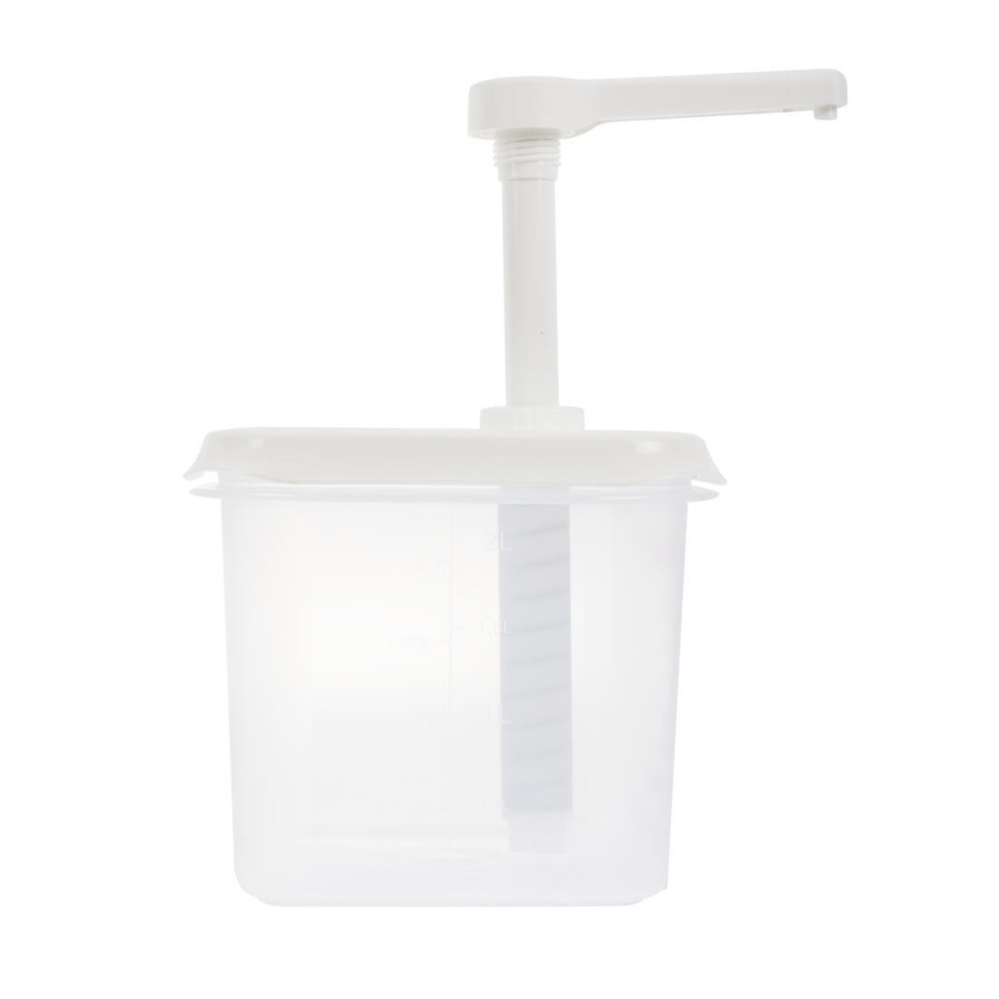 Picture of Araven Sauce Dispenser with Pump GN 1/6 Transparent 2.6Ltr