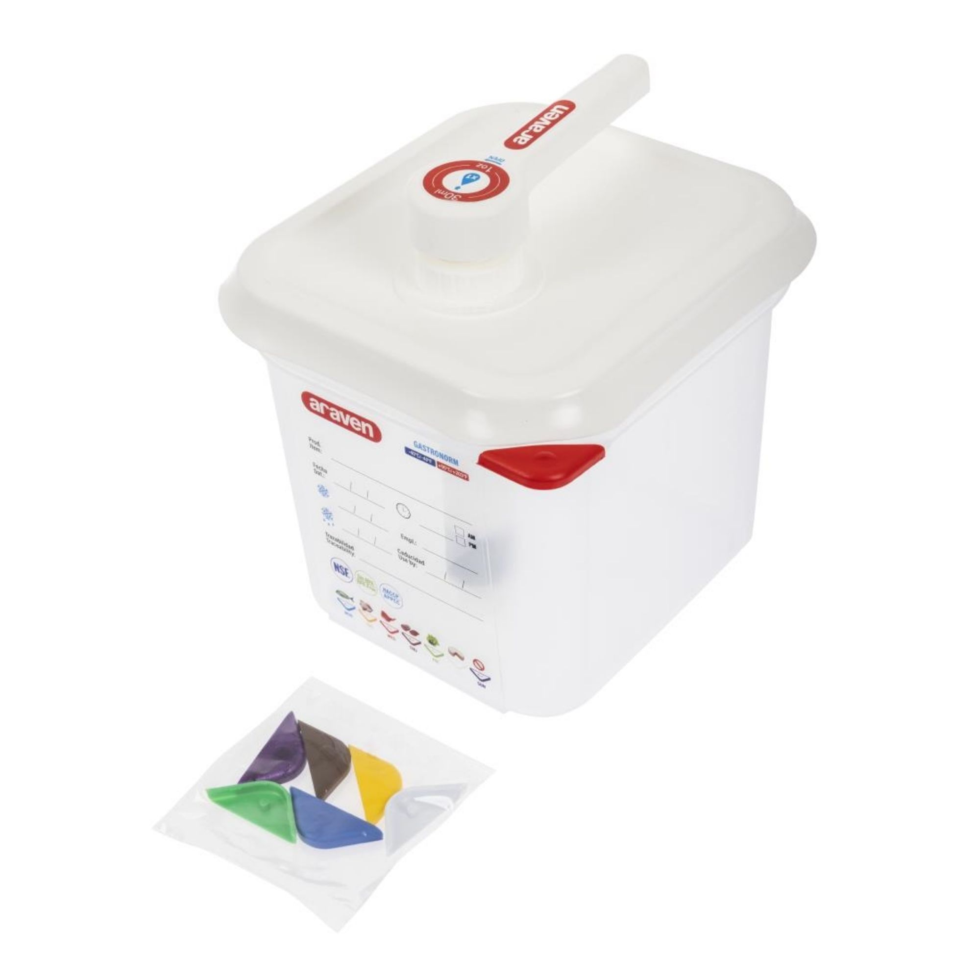 Picture of Araven Sauce Dispenser with Pump GN 1/6 Transparent 2.6Ltr