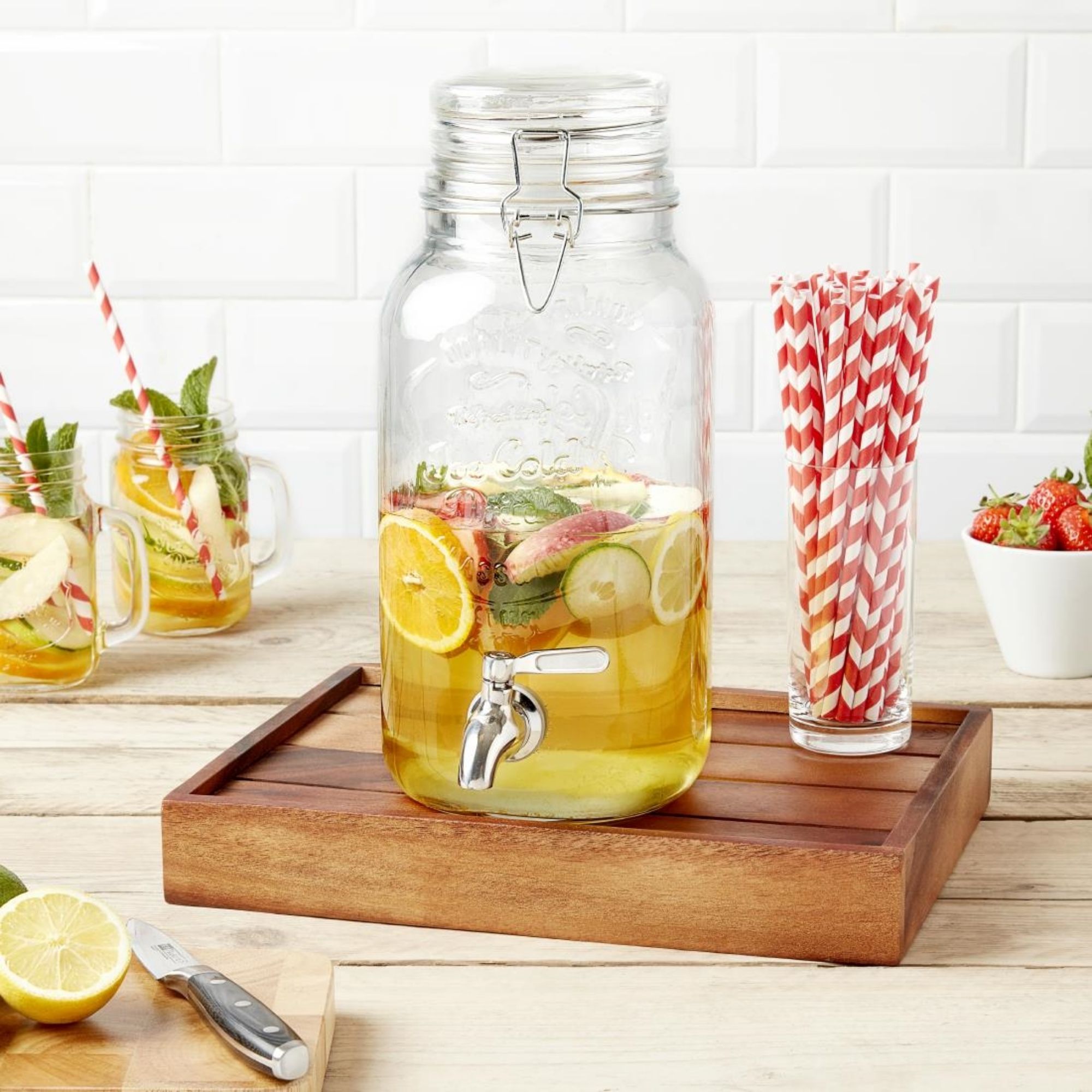Picture of Olympia Clip-Top Drinks Dispenser 3.6Ltr