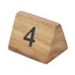 Picture of Olympia Acacia Table Number Signs Numbers 1-10