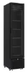 Picture of CombiSteel Single Glass Door Display Refrigerator Black 348Litre