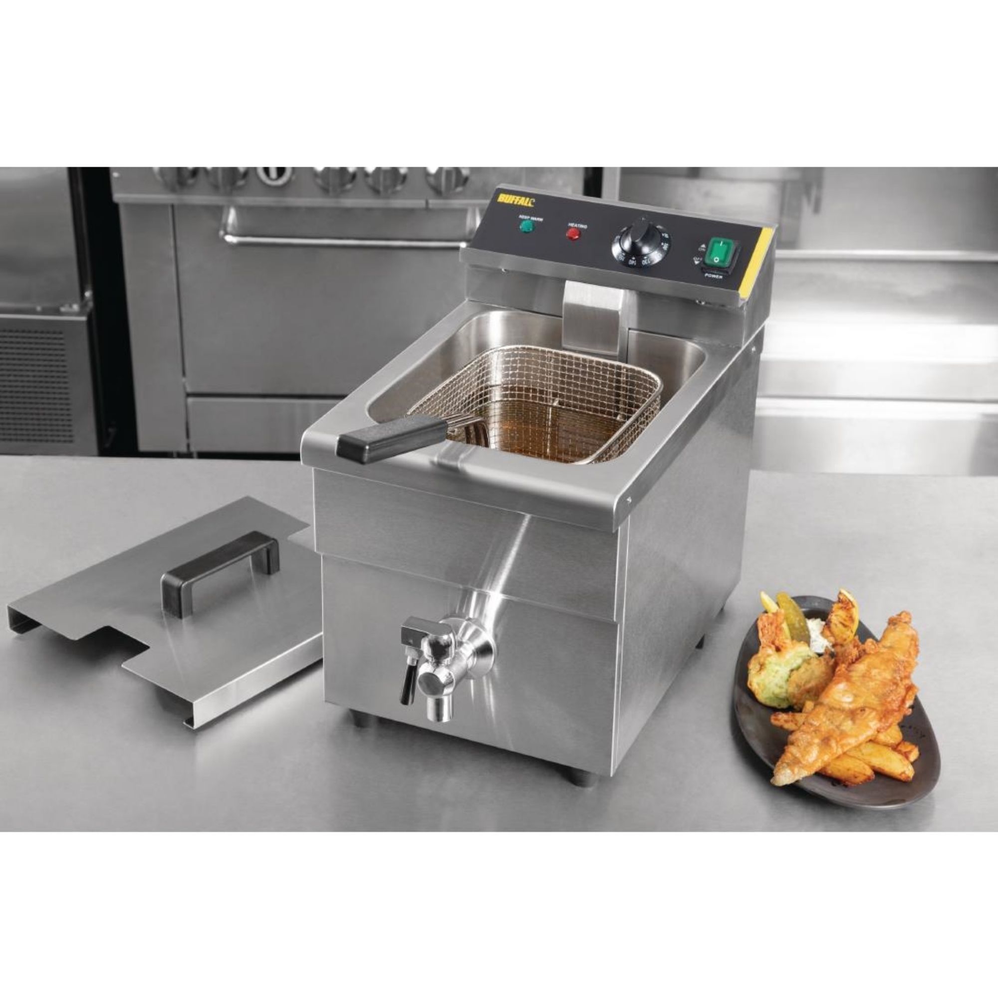 Picture of Buffalo Single Tank Single Basket Induction Fryer 3kW