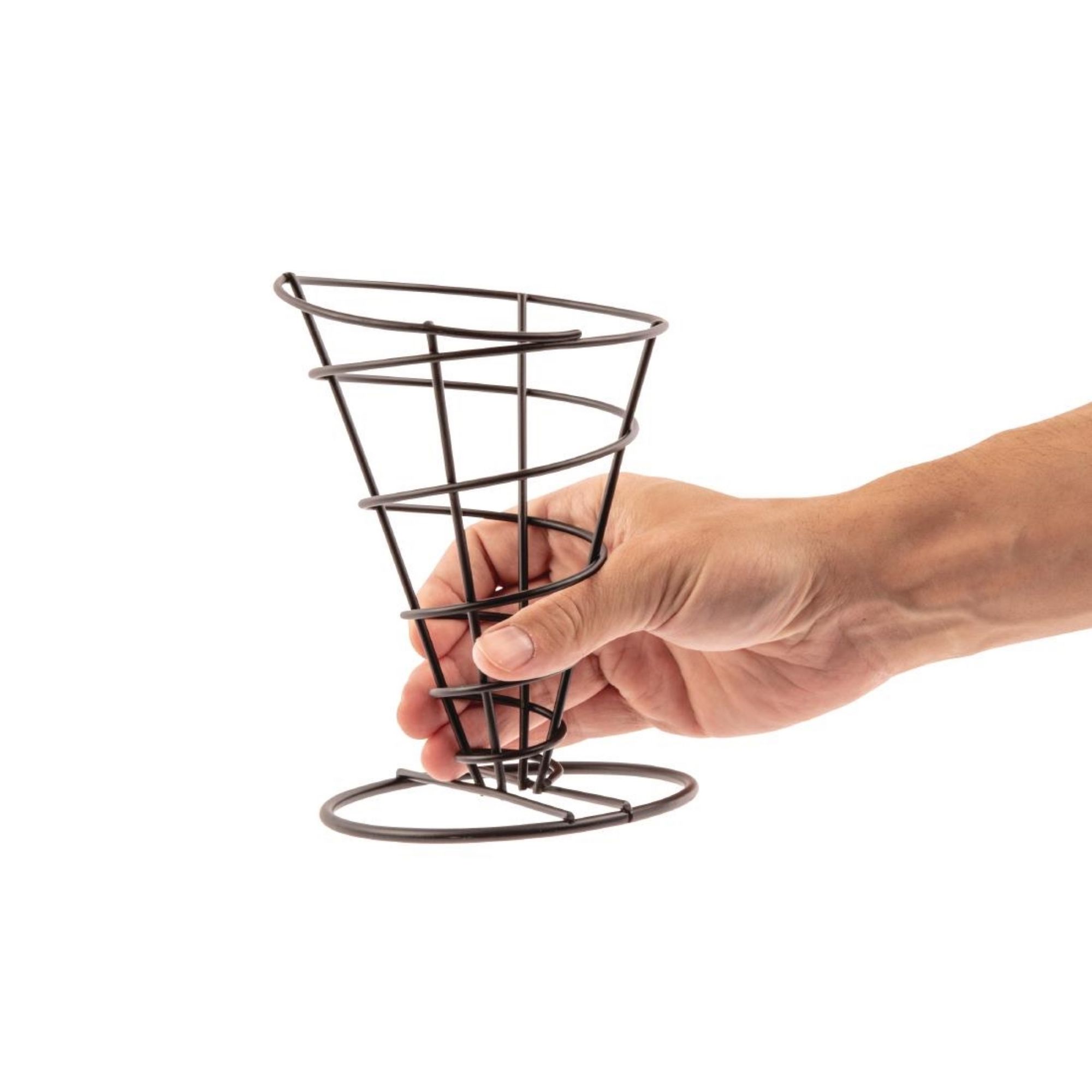 Picture of Olympia Wire Chip Cone Black