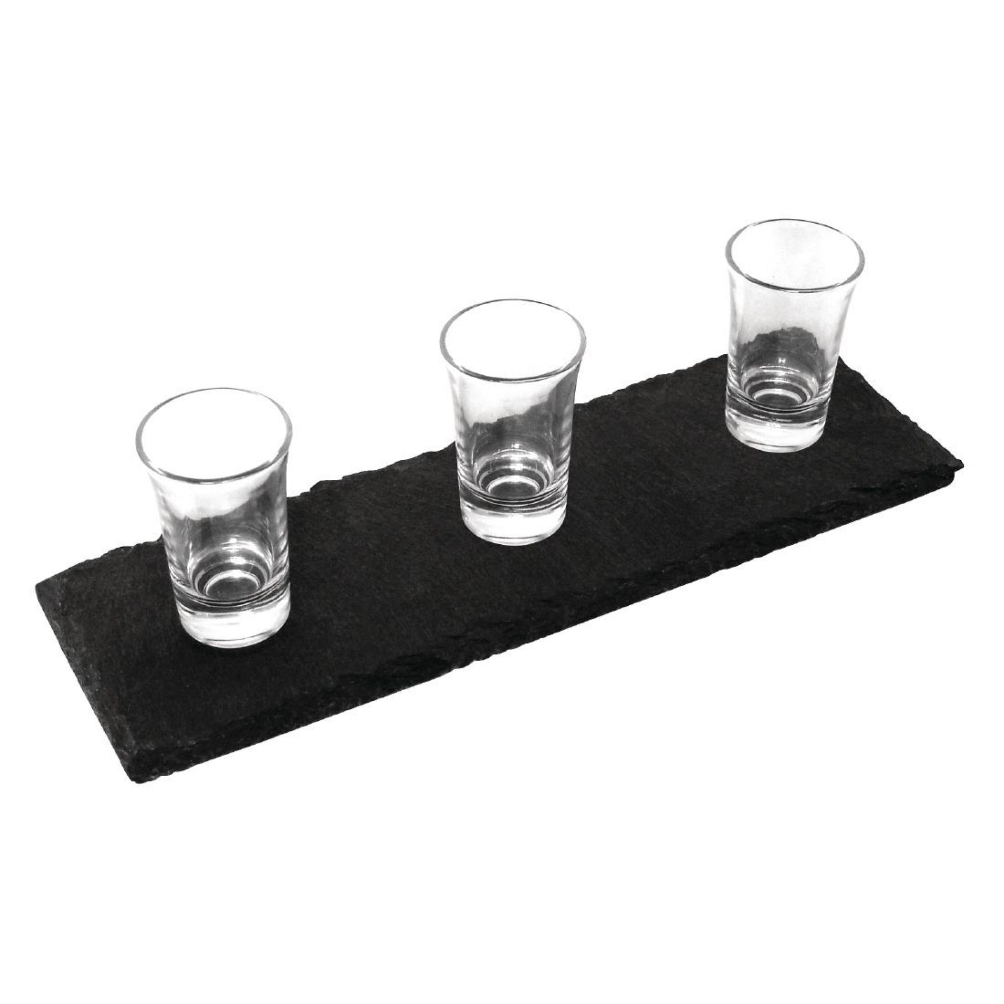 Picture of Olympia Natural Slate Rectangular Display Trays 300mm (4 pack)