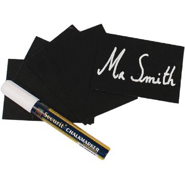 Picture of Securit Mini Chalkboard Tag Making Kit A8 (20 Pack)