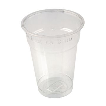 Picture of Huhtamaki Disposable Half Pint to Brim Tumblers UKCA CE Marked (Pack of 1000)