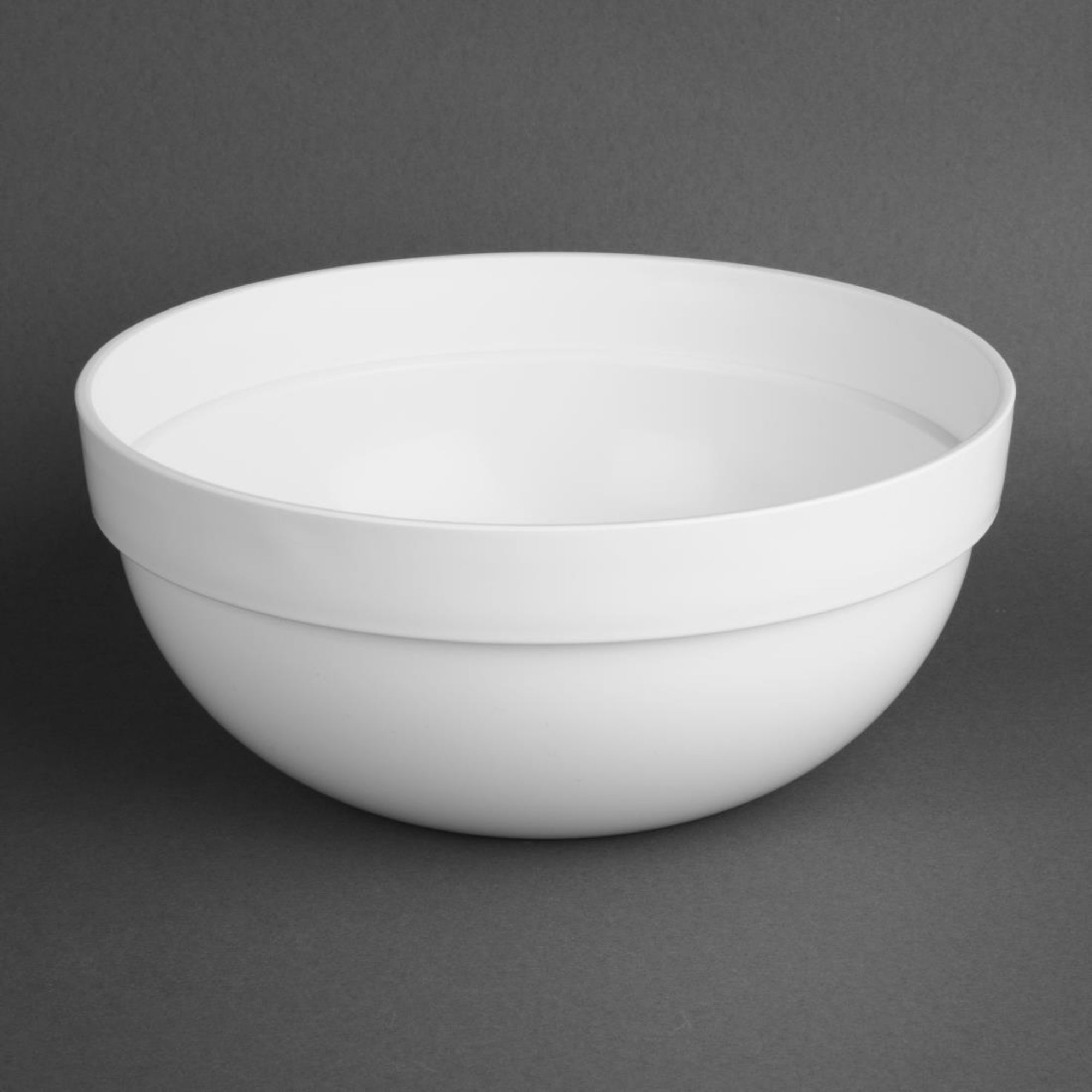 Picture of Nisbets Essentials Polypropylene White Mixing Bowl 3Ltr