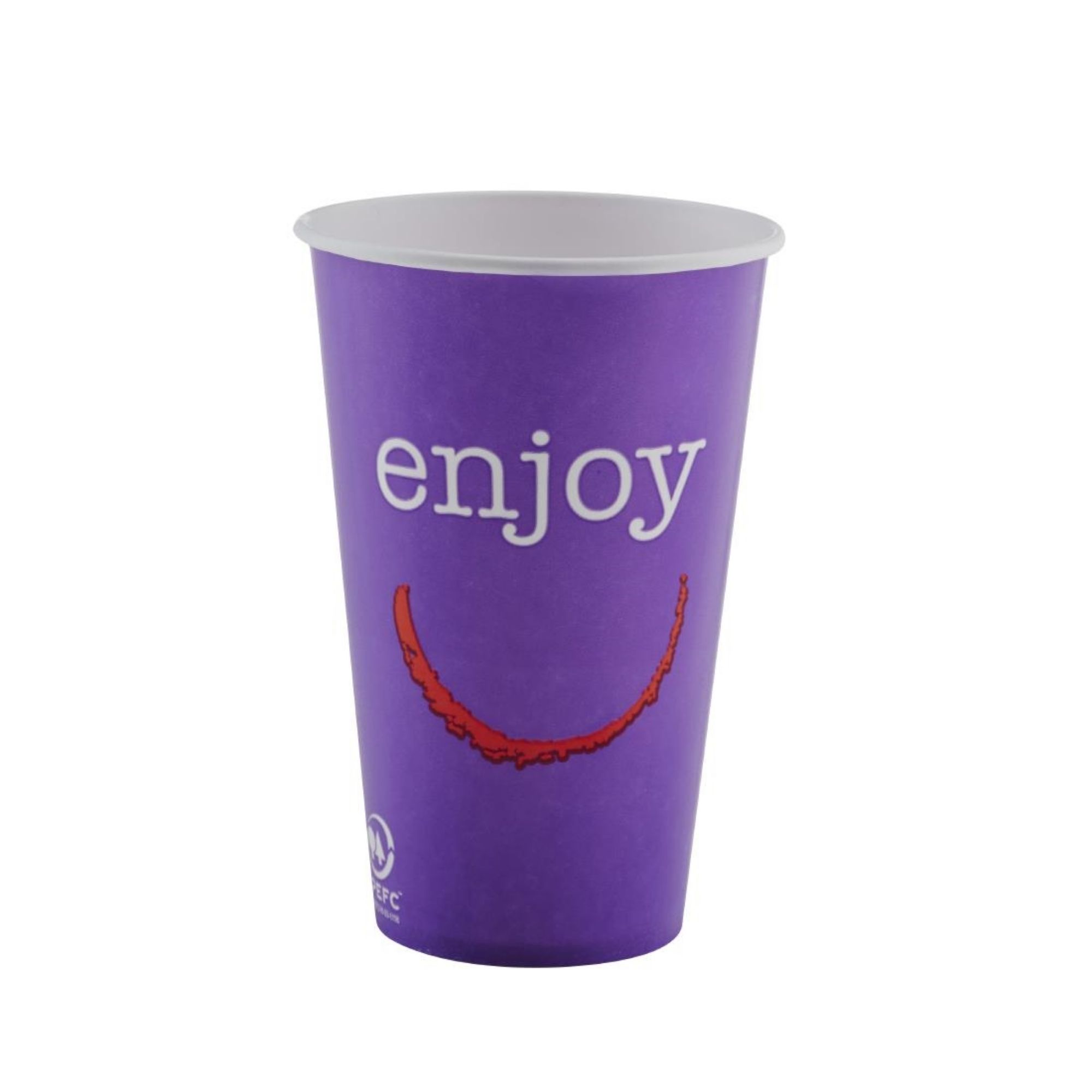 Picture of Huhtamaki Enjoy Paper Cold Cups 455ml / 16oz (Pack of 1000)