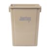 Picture of Jantex Recycling Bin Beige 56Ltr
