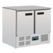 Picture of Polar G-Series Double Door Counter Fridge with Granite Work Top 240Ltr