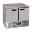 Picture of Polar G-Series Double Door Counter Fridge with Granite Work Top 240Ltr